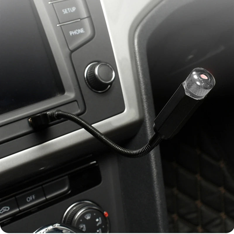 Lámpara de atmósfera LED para coche con USB, accesorios de decoración para Hyundai IX35, Solaris, Accent, I30, Tucson, Elantra, Santa Fe, Getz, I20