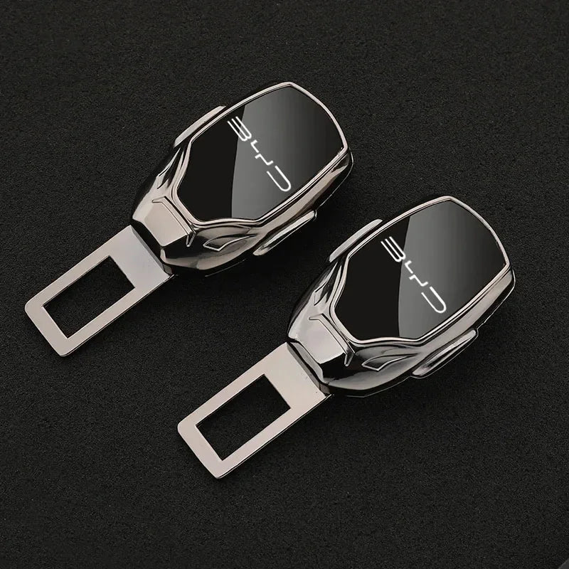 Extensor de cinturón de seguridad con enchufe metálico, clip de cinturón de seguridad ajustable para BYD Atto Tang F3 E6 Yuan Song Qin Pro, accesorios para automóviles