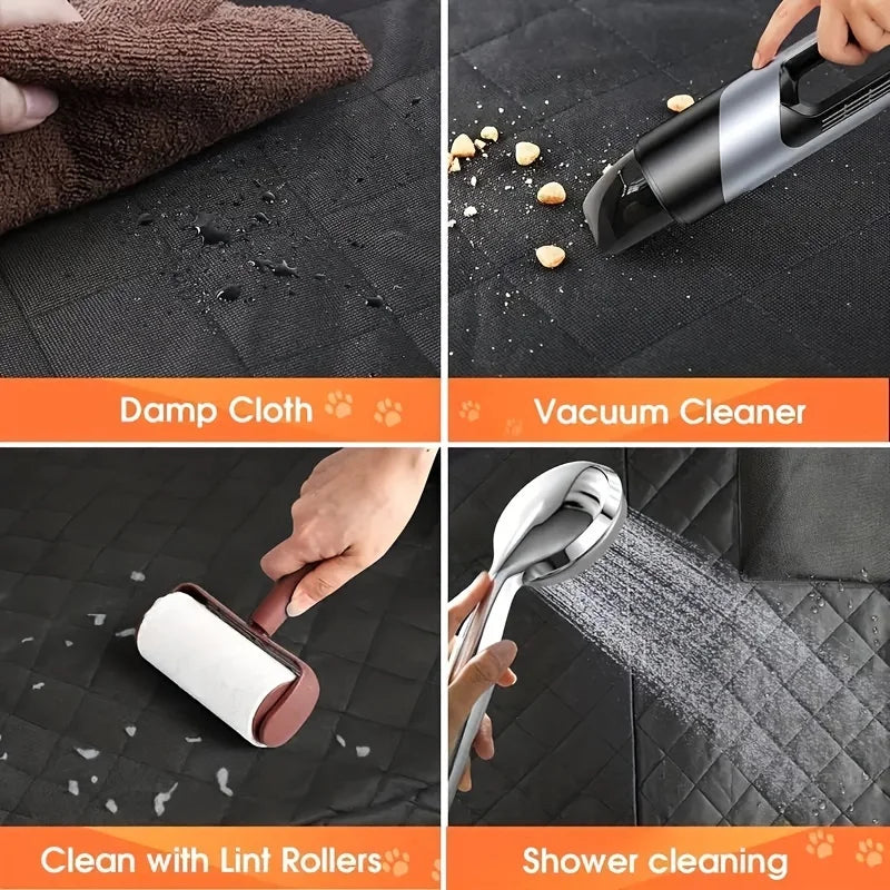 Funda de asiento de coche ideal, ¡Mejora tus asientos de coche con esta funda de hamaca para perros impermeable y resistente a arañazos!