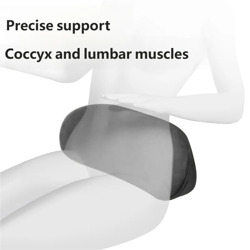 Cojín de soporte lumbar de espuma viscoelástica para coche Almohada para la cintura Respaldo Asiento Soporte para la espalda del conductor Accesorios de interior de auto Comodidad