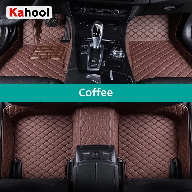 Tapetes de autos personalizadas KAHOOL para BYD Atto 3 Dolphin Seal F0 F3 F6 E6 G3 G6 S6 Song Qin Alfombras de auto Accesorio de coche