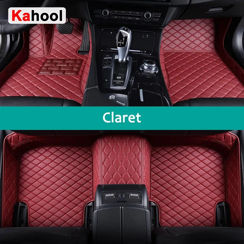 Tapetes de autos personalizadas KAHOOL para BYD Atto 3 Dolphin Seal F0 F3 F6 E6 G3 G6 S6 Song Qin Alfombras de auto Accesorio de coche