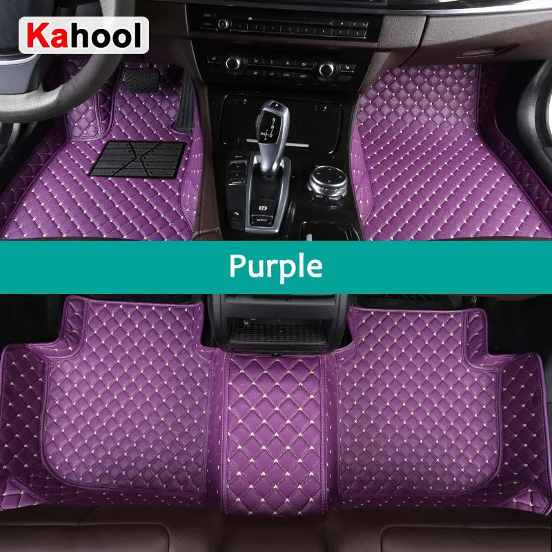 Tapetes de autos personalizadas KAHOOL para BYD Atto 3 Dolphin Seal F0 F3 F6 E6 G3 G6 S6 Song Qin Alfombras de auto Accesorio de coche