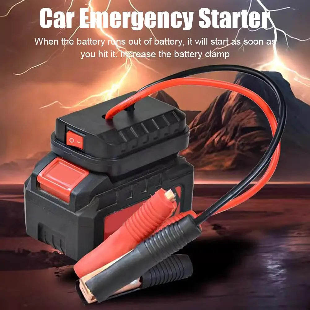 Cargador Convertidor de Batería de Litio para Coche Clip Encendedor Automático Arrancador Para Adaptador de Cable de Refuerzo Makita Herramientas DIY de Energía de Emergencia