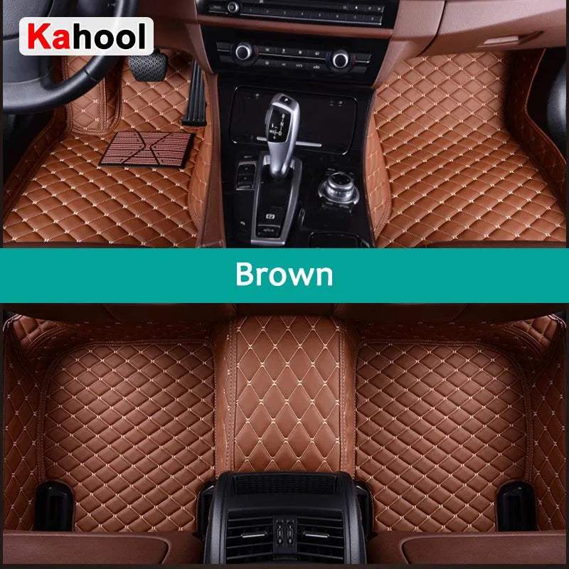 Tapetes de autos personalizadas KAHOOL para BYD Atto 3 Dolphin Seal F0 F3 F6 E6 G3 G6 S6 Song Qin Alfombras de auto Accesorio de coche