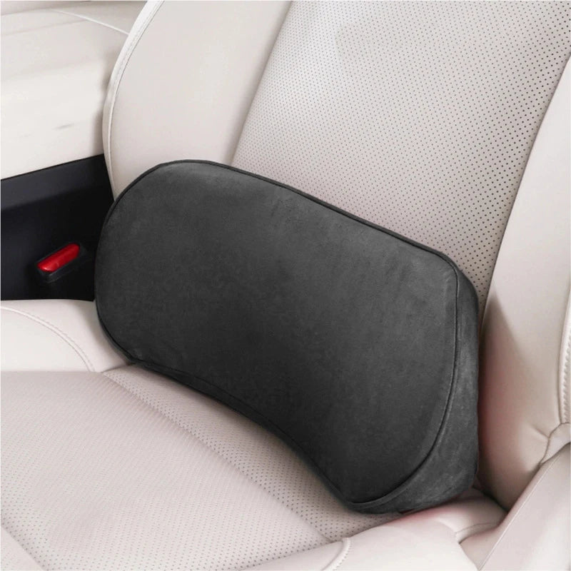 Cojín de soporte lumbar de espuma viscoelástica para coche Almohada para la cintura Respaldo Asiento Soporte para la espalda del conductor Accesorios de interior de auto Comodidad