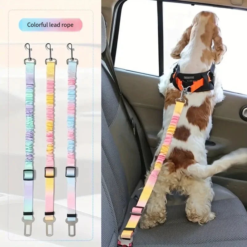 Cinturón de Seguridad para Mascotas para Perros, Artefacto de Asiento de Coche para Cachorros Pequeños y Medianos, Hebilla de Seguridad para Gatos, Suministros para Luchar con Ositos de Peluche