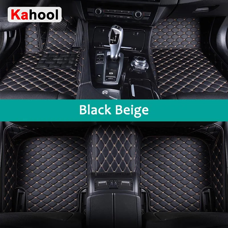 Tapetes de autos personalizadas KAHOOL para BYD Atto 3 Dolphin Seal F0 F3 F6 E6 G3 G6 S6 Song Qin Alfombras de auto Accesorio de coche