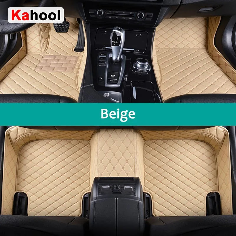 Tapetes de autos personalizadas KAHOOL para BYD Atto 3 Dolphin Seal F0 F3 F6 E6 G3 G6 S6 Song Qin Alfombras de auto Accesorio de coche