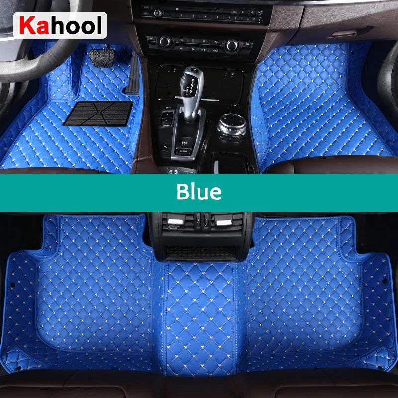 Tapetes de autos personalizadas KAHOOL para BYD Atto 3 Dolphin Seal F0 F3 F6 E6 G3 G6 S6 Song Qin Alfombras de auto Accesorio de coche