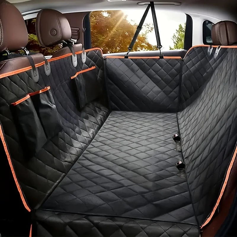 Funda de asiento de coche ideal, ¡Mejora tus asientos de coche con esta funda de hamaca para perros impermeable y resistente a arañazos!