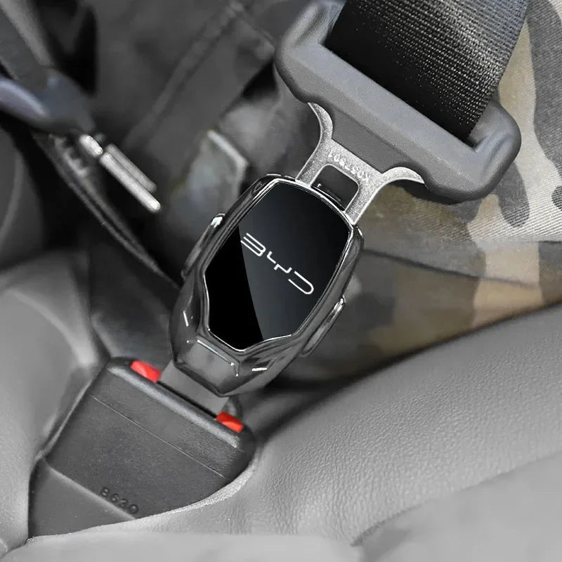 Extensor de cinturón de seguridad con enchufe metálico, clip de cinturón de seguridad ajustable para BYD Atto Tang F3 E6 Yuan Song Qin Pro, accesorios para automóviles