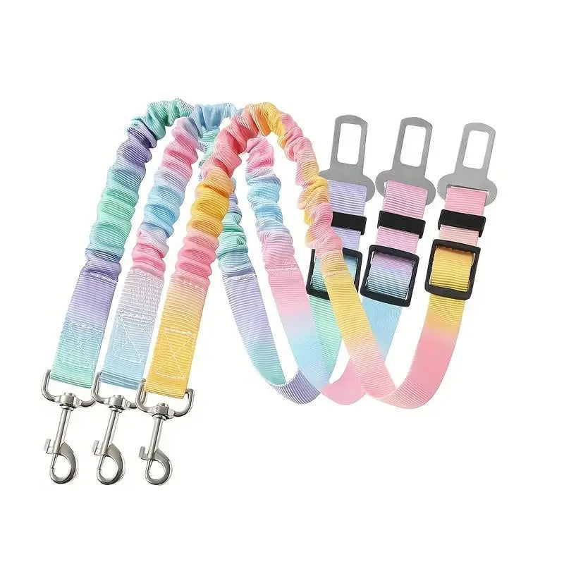 Cinturón de Seguridad para Mascotas para Perros, Artefacto de Asiento de Coche para Cachorros Pequeños y Medianos, Hebilla de Seguridad para Gatos, Suministros para Luchar con Ositos de Peluche