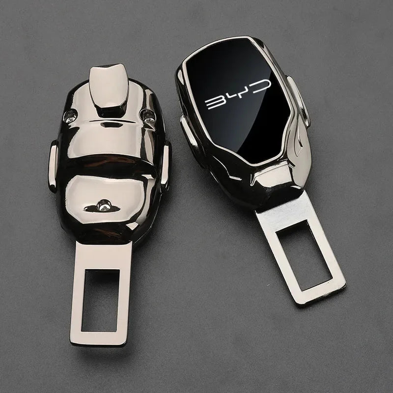 Extensor de cinturón de seguridad con enchufe metálico, clip de cinturón de seguridad ajustable para BYD Atto Tang F3 E6 Yuan Song Qin Pro, accesorios para automóviles